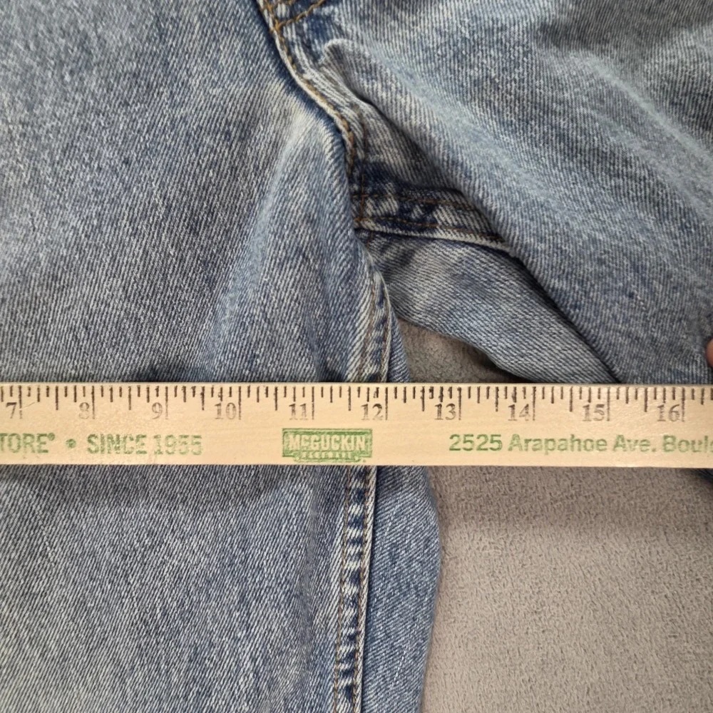 Levis 560 Jeans Mens Light Wash Blue Denim Relaxed Tapered Zip Fly‎ Fits 33x31